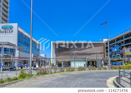 東京國領調布市的都市景觀 東京國領調布市的都市景觀 114271456