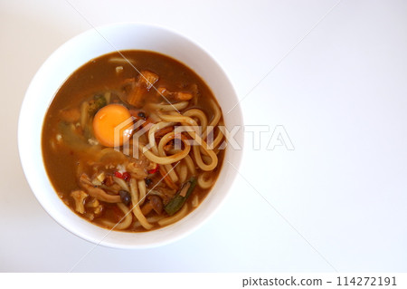 Tsukimi Curry Udon 114272191