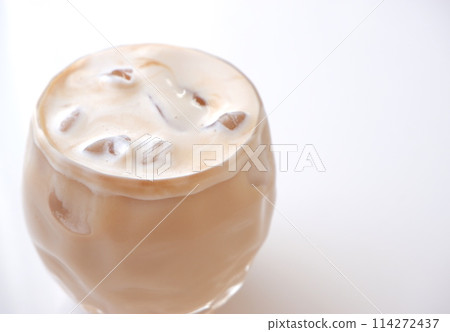 Iced latte and space Iced latte and space 114272437