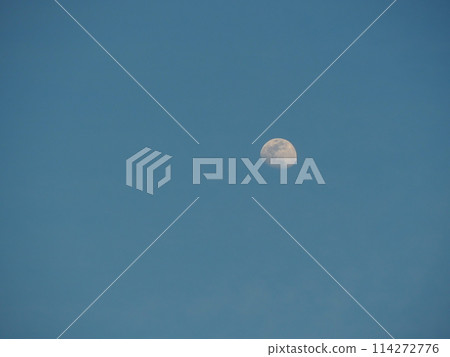 Moon floating in the sky 114272776