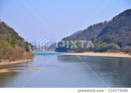 [岐阜縣] 岐阜市岩田西、長良川風光 114273086