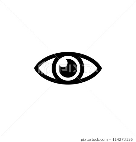 Eye Vision Flat Vector Icon Eye Vision Flat Vector Icon 114273156