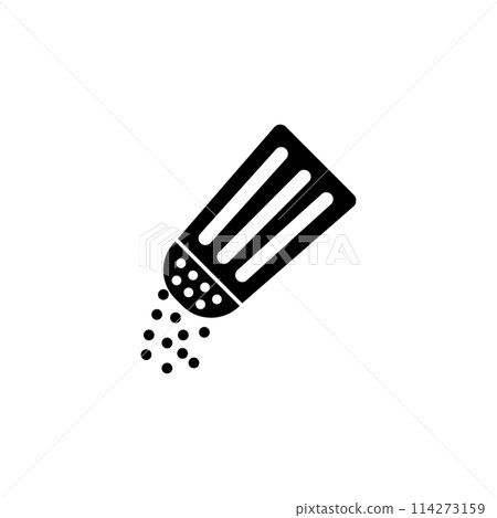 Salt Shaker Flat Vector Icon 114273159