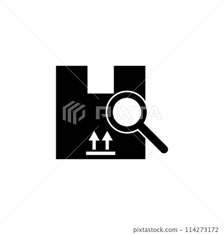 Search Delivery Service Flat Vector Icon 114273172