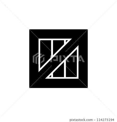 Wooden Box Flat Vector Icon 114273194