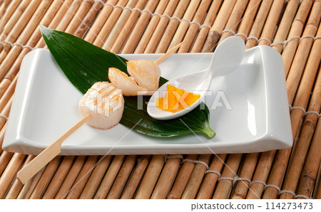 Japanese Skewered Scallop Japanese Skewered Scallop 114273473