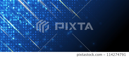 Technology abstract futuristic science background for internet business. Big data concept. Vector art. Technology abstract futuristic science background for internet business. Big data concept. Vector art. 114274791