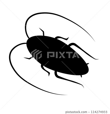 Cockroach silhouette 114274933