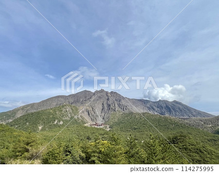[Kagoshima] Sakurajima as seen from Yunohira Observatory 114275995