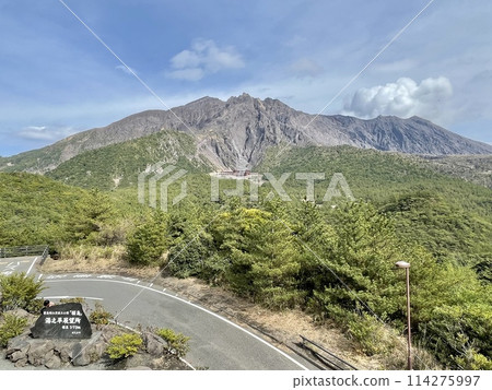 [Kagoshima] Sakurajima as seen from Yunohira Observatory 114275997