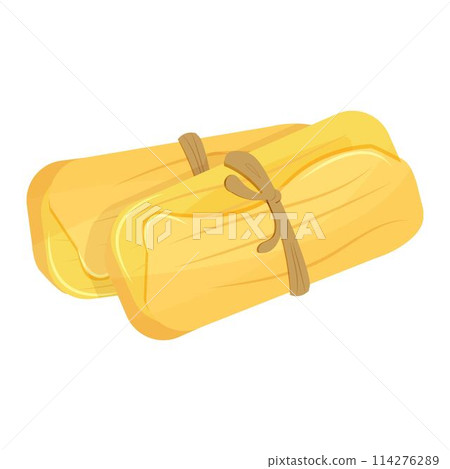 Traditional Mexican food tamale isolated. 114276289