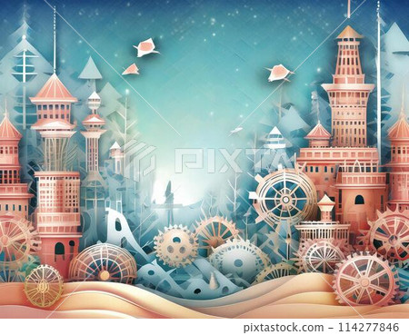 海洋世界裡建造的美麗建築 114277846