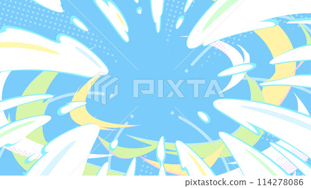 Explosion effect background illustration_16:9 Explosion effect background illustration_16:9 114278086