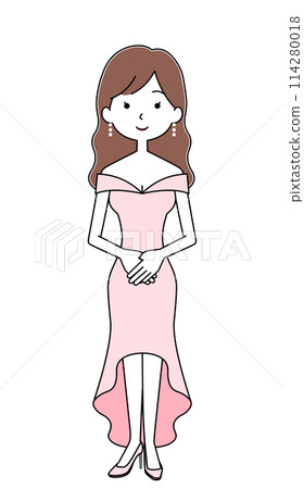 Hostess illustrations 114280018