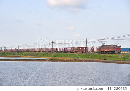 Shinetsu Main Line, Oshikiri-Mitsuke, JR Freight, EF81-406 (Toyama) 114280683