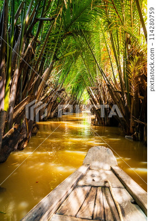 Canal tour in Tam Hiep Island Canal tour in Tam Hiep Island 114280759