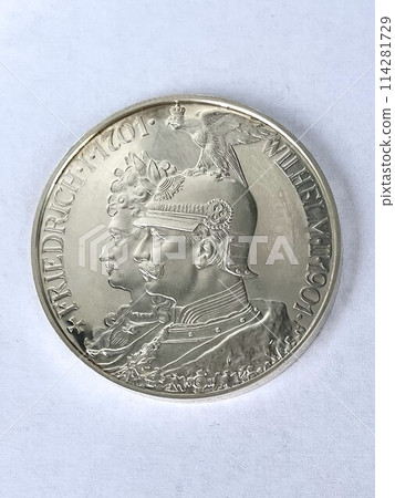 German Prussian 5 Mark Silver Coin Wilhelm II 114281729