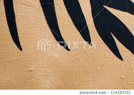 background, texture of brush strokes and splashes of paint, design elements 114283781