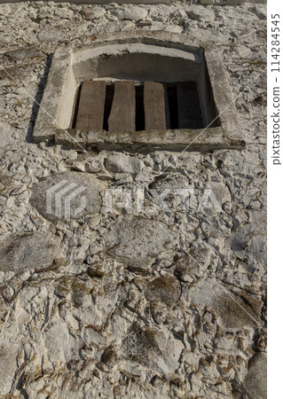 old damaged destructible building wall old damaged destructible building wall 114284545