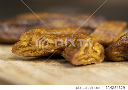 dried fruits made from dehydrated but soft dried bananas dried fruits made from dehydrated but soft dried bananas 114284829