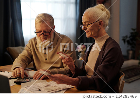 Checking sums of paid financial bills 114285469