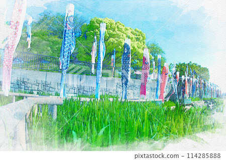 [Aichi Prefecture] Saya River Sokyo Park in Kanie Town, Kaifu District 114285888