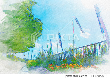 [Aichi Prefecture] Saya River Sokyo Park in Kanie Town, Kaifu District 114285892