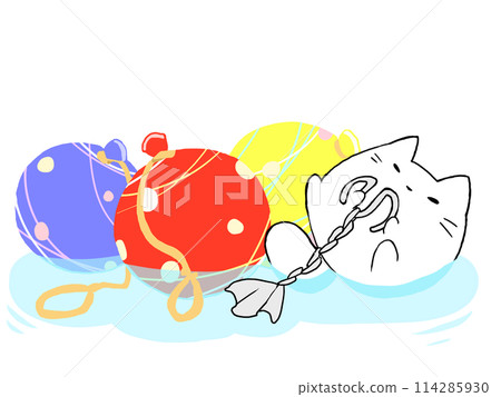 水氣球釣魚貓 水氣球釣魚貓 114285930