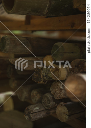 森林、木柴、燃料的材料儲存區 114286054