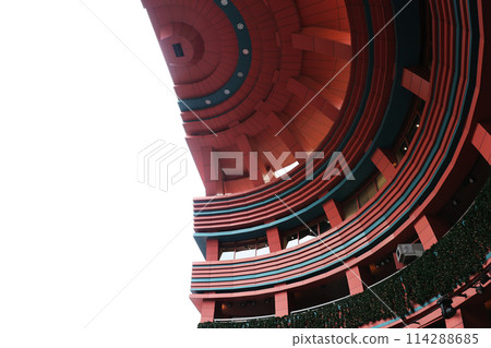 A very unusual and unusual building 114288685