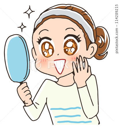 Women's skin 114289215
