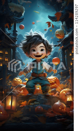 Chinese 3D cartoon character, the joyful Chinese new year festival. cute 3D culture character Chinese 3D cartoon character, the joyful Chinese new year festival. cute 3D culture character 114289297