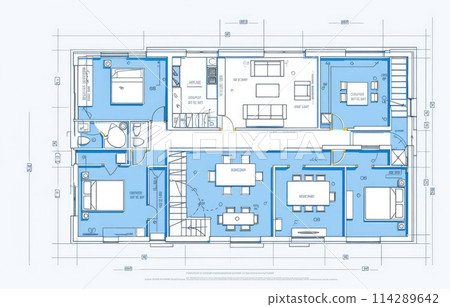 Interior design, home project and house architecture plan Interior design, home project and house architecture plan 114289642
