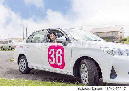 License, car, driving school, crank, poor License, car, driving school, crank, poor 114290347