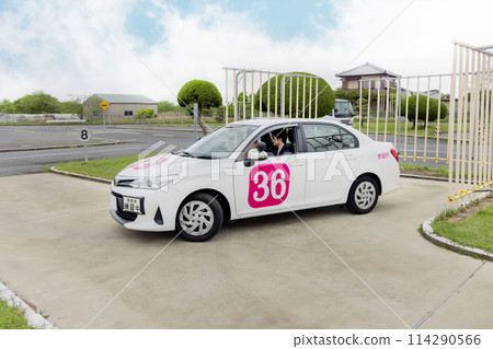 License, car, driving school, parking License, car, driving school, parking 114290566