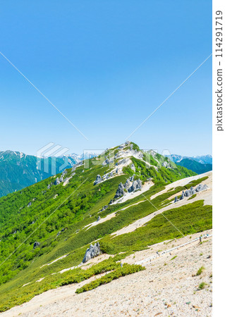 夏季攀登Tsubaku山(從Tsubame山莊看到的Tsubaku山頂) 夏季攀登Tsubaku山(從Tsubame山莊看到的Tsubaku山頂) 114291719