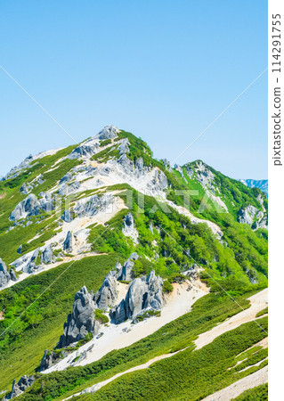 夏季攀登Tsubaku山(從Tsubame山莊看到的Tsubaku山頂) 夏季攀登Tsubaku山(從Tsubame山莊看到的Tsubaku山頂) 114291755