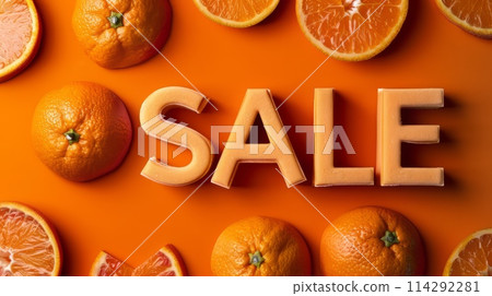 Orange Sale concept art poster. 114292281