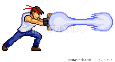 T-shirt Fighter Energy Wave 114292527