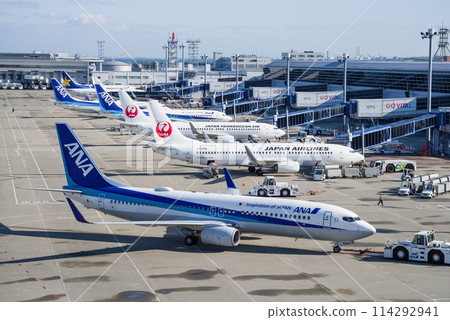 從中部國際機場看到的景色 新特麗亞“Sky Deck” - 停機坪上停著的客機 從中部國際機場看到的景色 新特麗亞“Sky Deck” - 停機坪上停著的客機 114292941