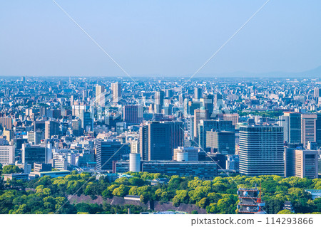 Tokyo cityscape in Japan: Takebashi and Hitotsubashi areas, Mainichi Newspapers and Marubeni Building. In the background you can also see Kanda Surugadai and Nishi Nippori. Tokyo cityscape in Japan: Takebashi and Hitotsubashi areas, Mainichi Newspapers and Marubeni Building. In the background you can also see Kanda Surugadai and Nishi Nippori. 114293866