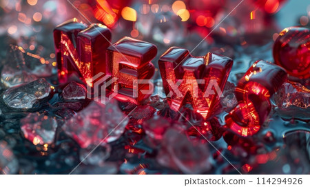 Red Glass News concept art poster. Red Glass News concept art poster. 114294926