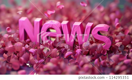 Pink News concept art poster. 114295351