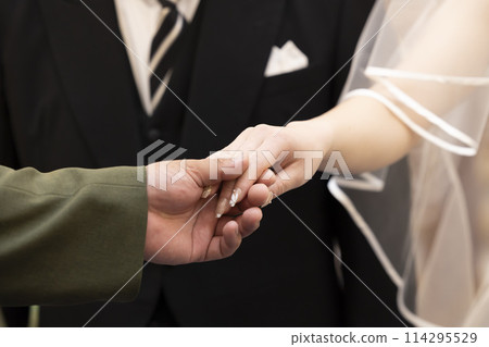 Image material of the bride entering at the wedding hall Virgin Road 114295529