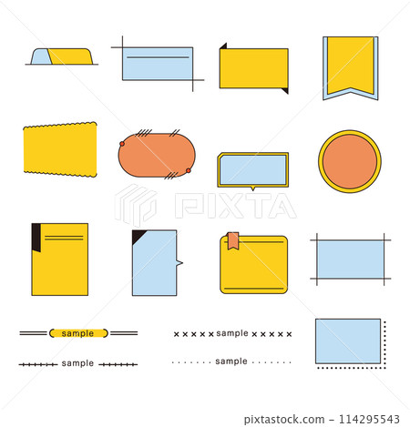 幾何圖案框架材料 114295543