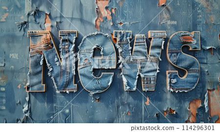 Denim News concept art poster. Denim News concept art poster. 114296301