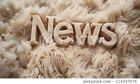 Beige Fur News concept art poster. Beige Fur News concept art poster. 114297078