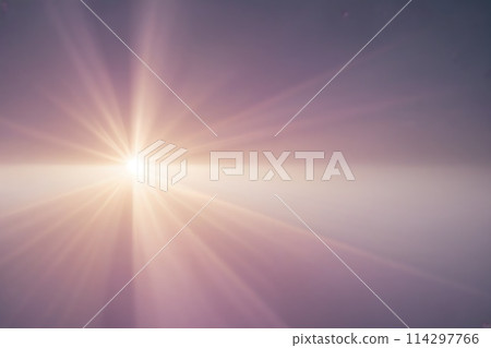 Colorful sunshine glare background. 114297766