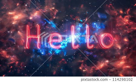 Universe Hello concept art poster. 114298102