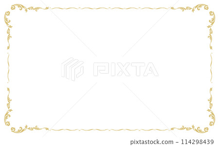 金色框架，裝飾典雅 114298439